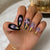 Dekorative Stiletto Nail Art Extensions Brehn