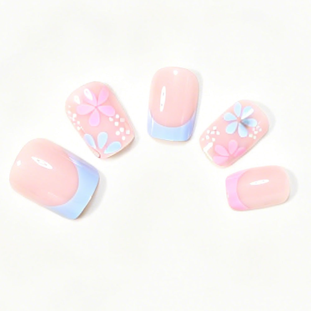 Künstlerische Blumendekorations-Nagelspitzen Brehn