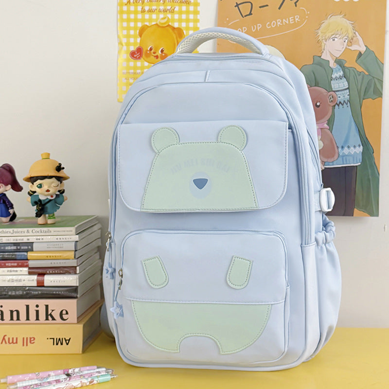 Niedlicher Bären-Prägung Schulrucksack