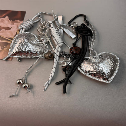Herzförmiger Metall-Schlüsselanhänger Brehn