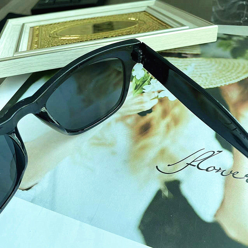 Fette Winkelrahmen Sonnenbrille Brehn