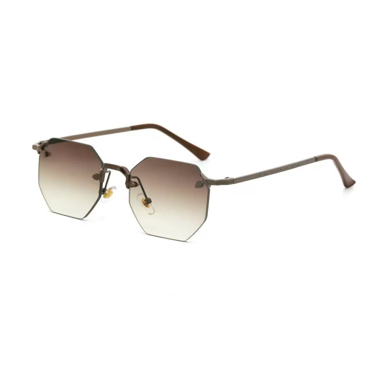 Damen stylische Sonnenbrille im modernen Oktagon-Design Brehn