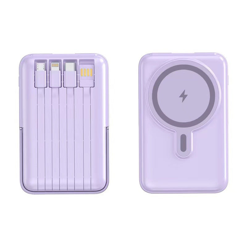 Powerbank mit integriertem Ladekabel und magnetischer Ladefunktion Brehn