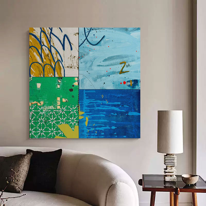 Abstrakte Expressionistische Leinwandkunst