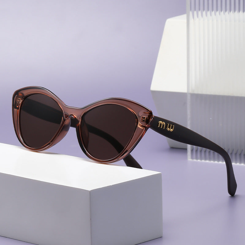 Damen modische Katzenaugen Sonnenbrille mit UV-Schutz Brehn