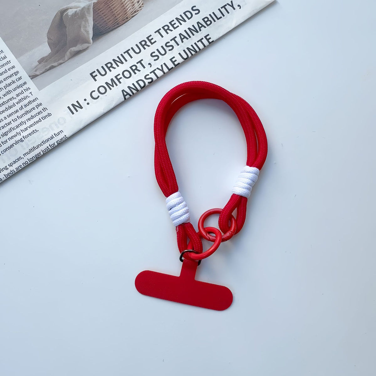 Vielseitiges Dual-Loop-Lanyard mit ID-Tag-Halter Brehn