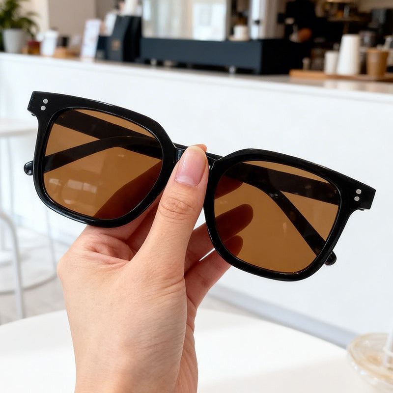 Moderne Übergrößen Quadratische Sonnenbrille Brehn