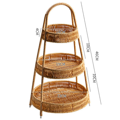 Handgefertigter Rattan Aufbewahrungskorb Brehn