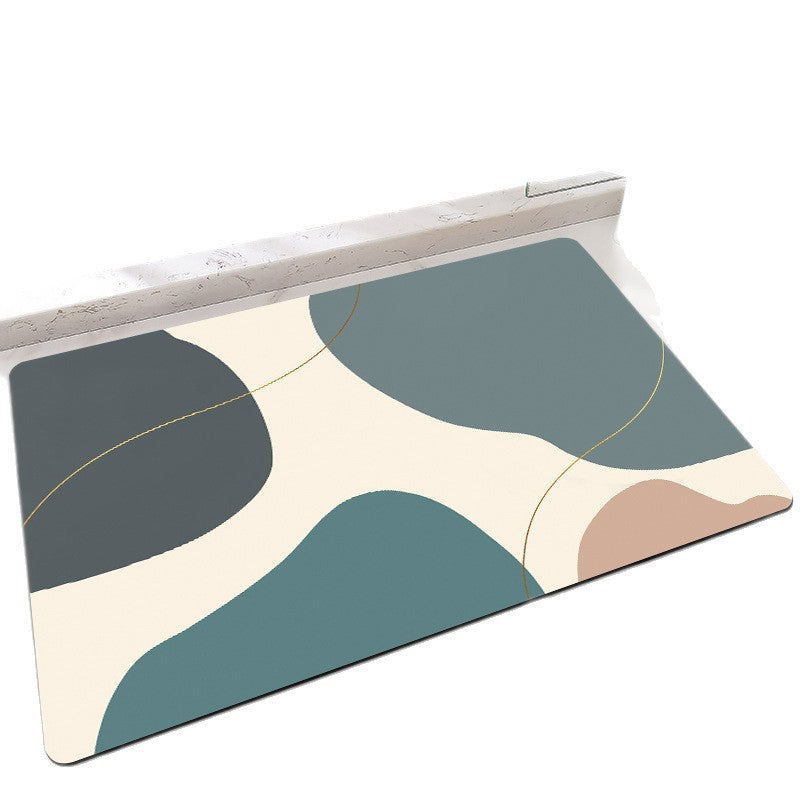 Elegante Marmor-Themen Badmatte Brehn