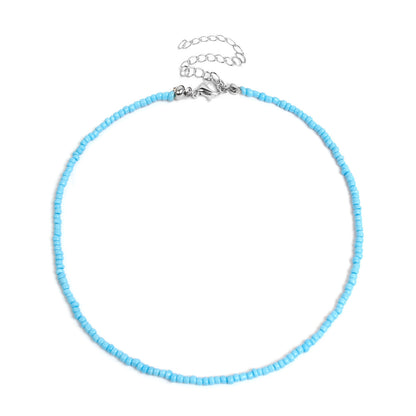 Buntes Perlen-Choker-Halsband Brehn