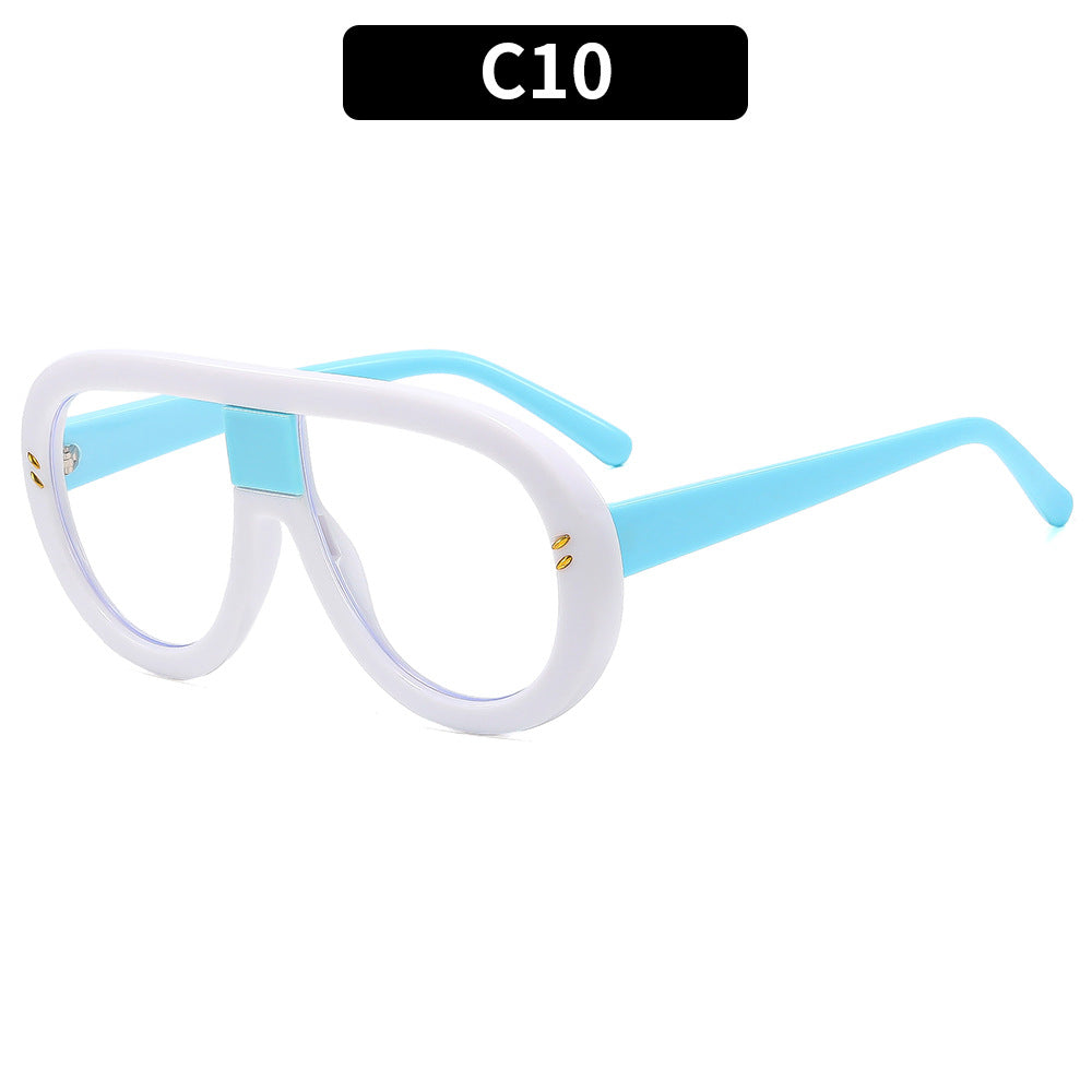 Futuristische Übergroße Schild Sonnenbrille