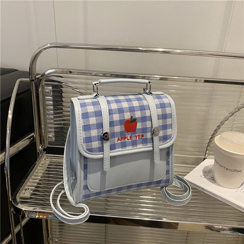 Verspielt Karierter Mini-Rucksack Brehn