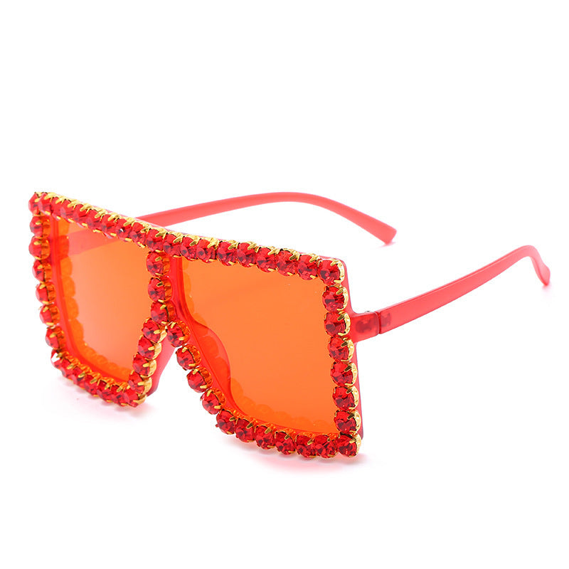 Damen modische Sonnenbrille mit Strassverzierung Brehn