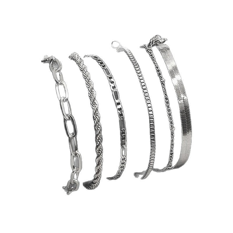 Mehrschichtiger Kettenarmband-Set Brehn