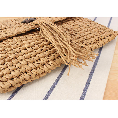 Handgefertigte Strohtasche Brehn
