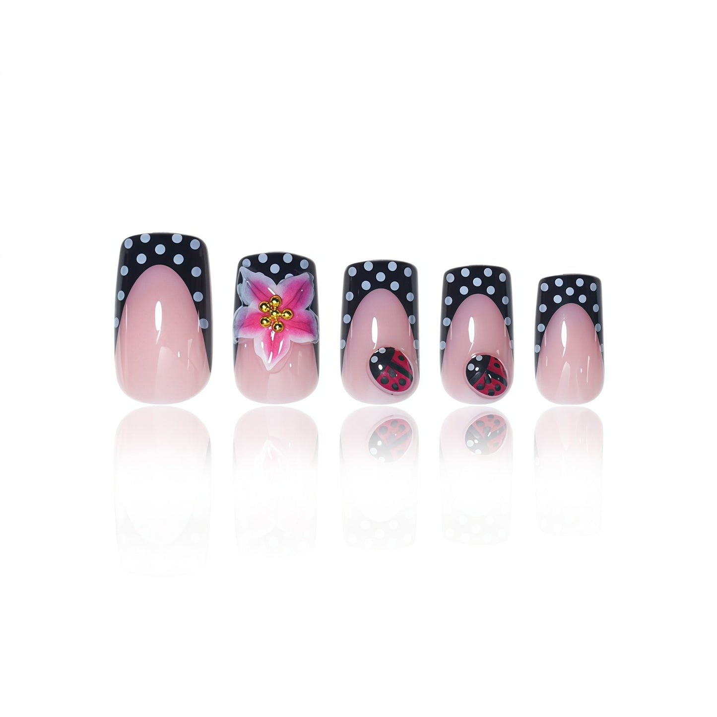 Blumenmuster Nail Art Extensions Brehn