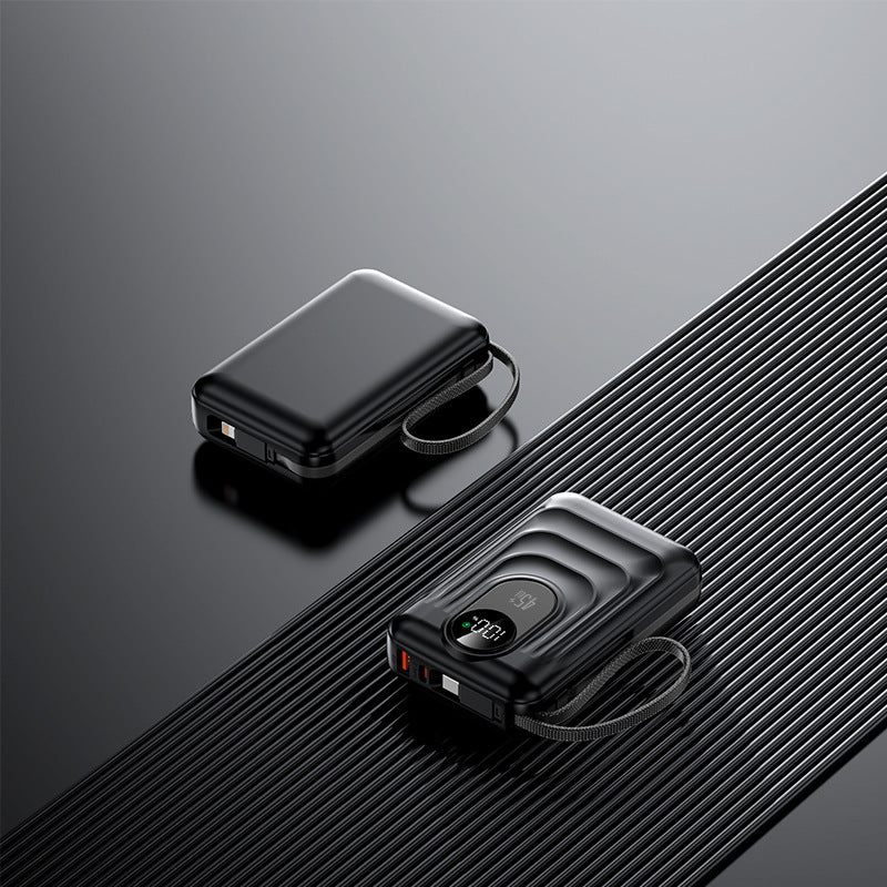 Tragbare Powerbank mit Schneller Wireless-Ladefunktion und Digitaler Anzeige Brehn