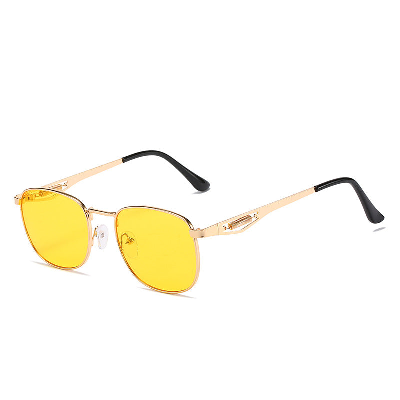 Damen Modische Pilotensonnenbrille mit hochwertigem Metallrahmen Brehn
