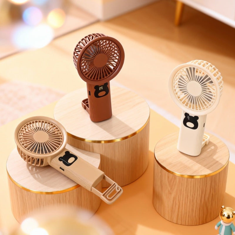 Tragbarer Mini-Handventilator für Damen mit Klemmsystem Brehn