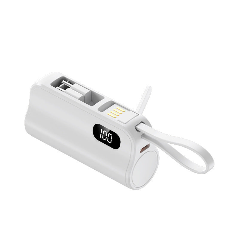 Mini-Powerbank mit schnellem Ladeanschluss und vielseitigen Funktionen Brehn