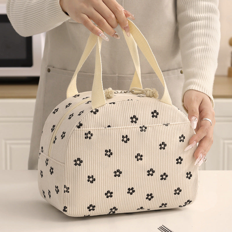 Isolierte Blumenmuster-Lunch-Tasche Brehn