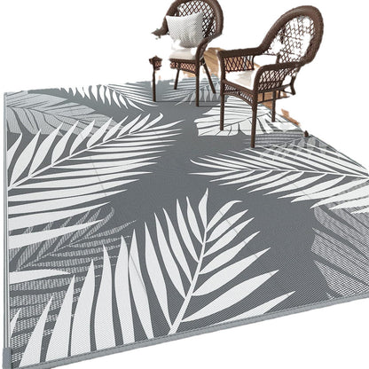 Outdoor Tropical Leaf Bereichsteppich