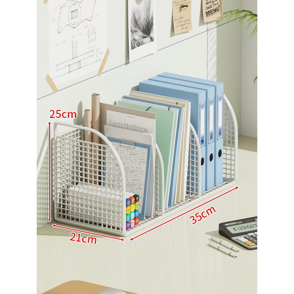 Multi-Ebenen Winkel-Mesh-Schreibtisch Datei- und Ordner-Organizer