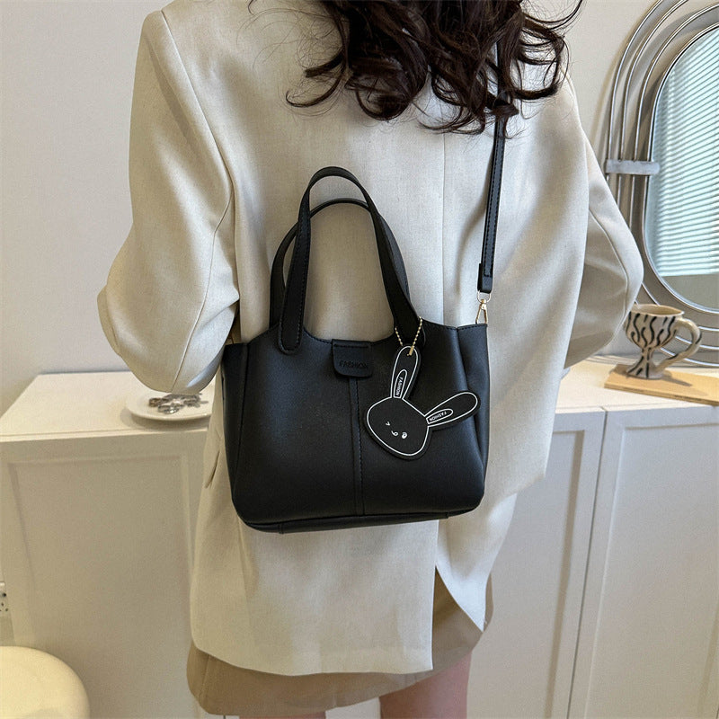 Strukturierte Kunstleder-Handtasche Brehn