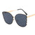 Damen statement Sonnenbrille mit einzigartigem Design und farbverlaufenden Gläsern Brehn