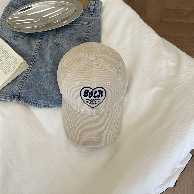 Damen Strukturiertes Corduroy Baseball Cap Brehn