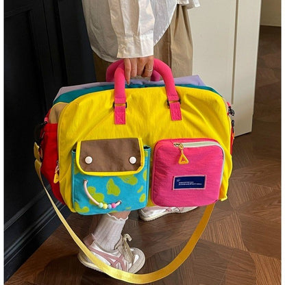 Verspielte gemusterte Wochenend-Reisetasche Brehn