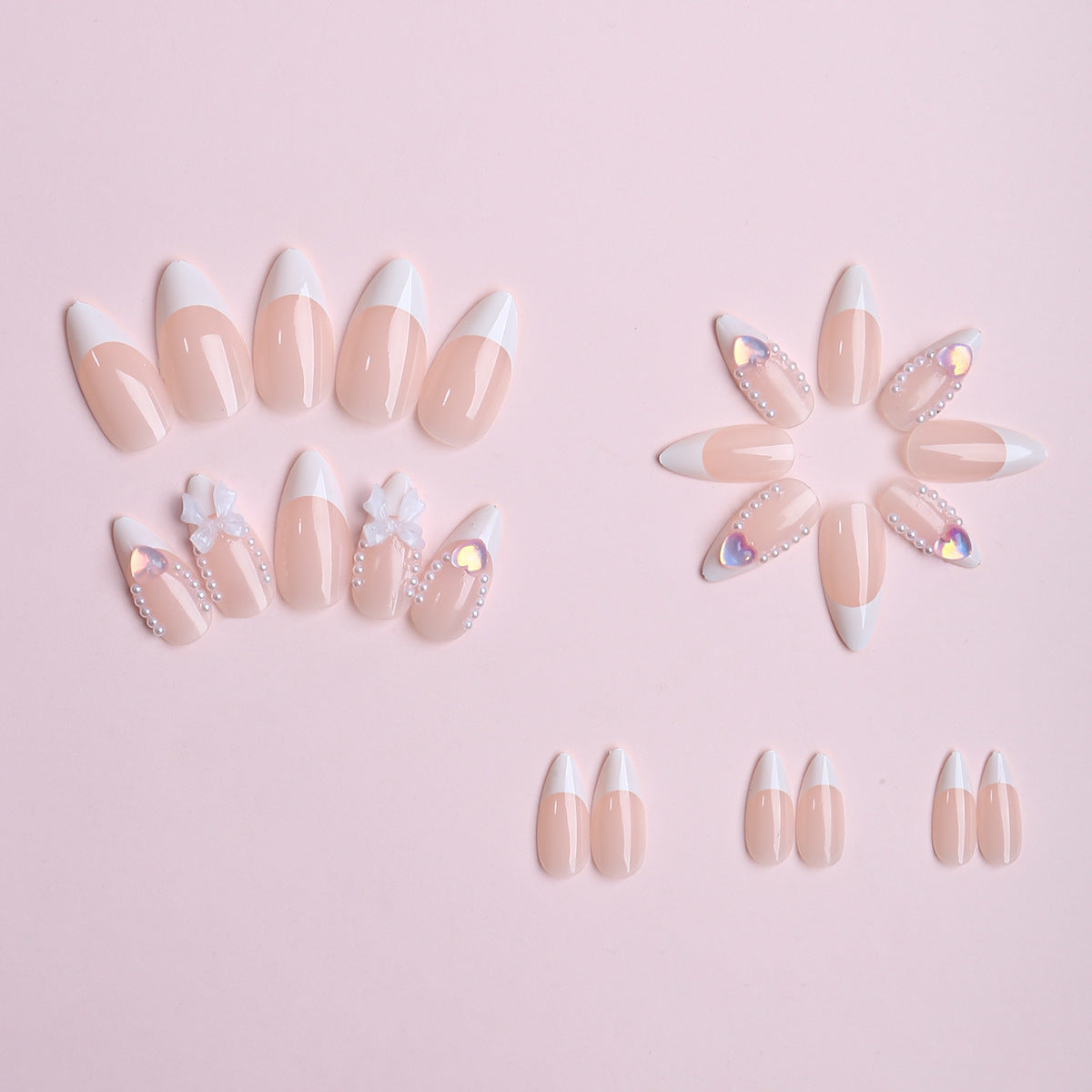 Kunstvolle Fingernägel mit 3D Dekoration Brehn