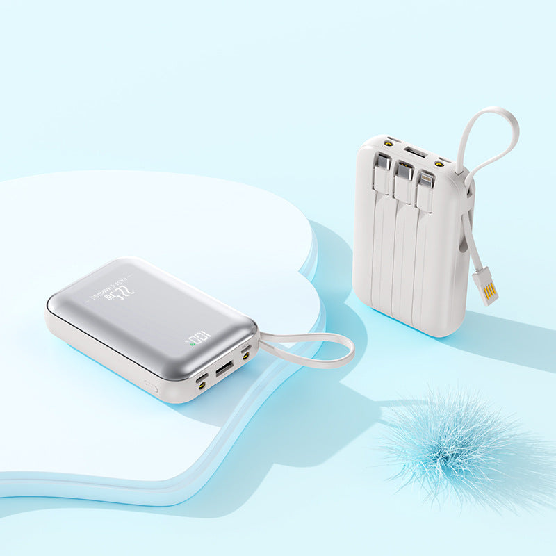 kompakte Powerbank mit Schnellladefunktion Brehn