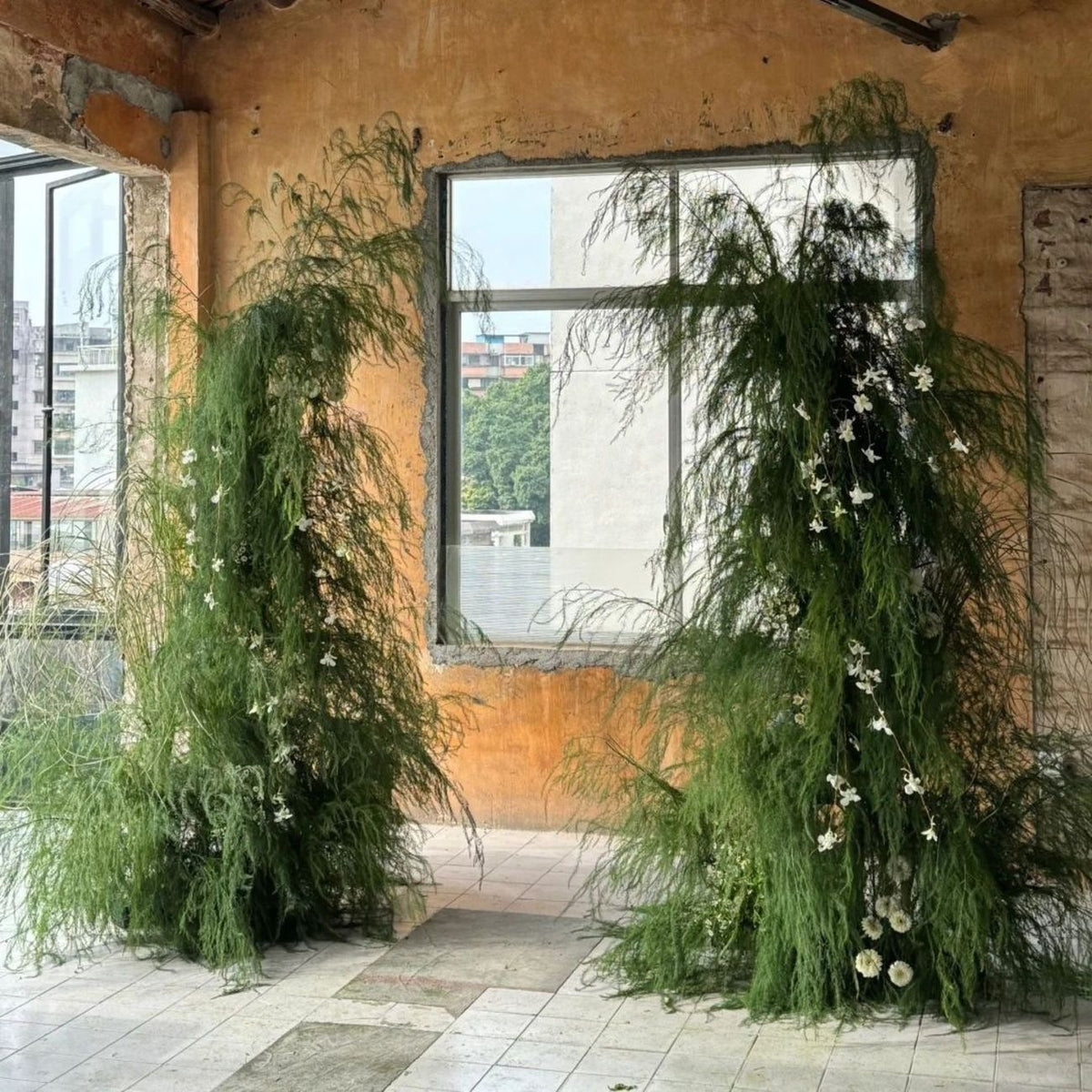 Lush Botanische Hängende Farn Dekoration