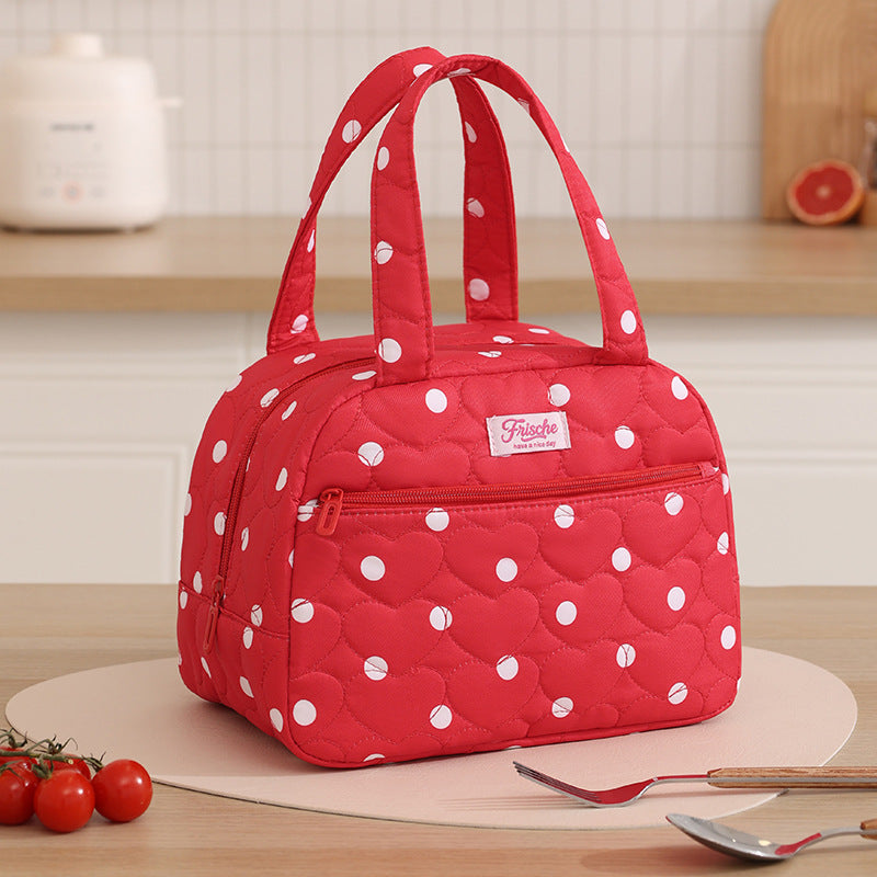 Gestepptes Blumiges Mittagessen Tragetasche Brehn