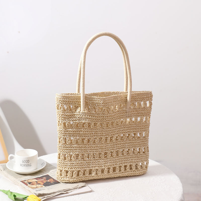 Stilvolle Rattanshopper-Tasche Brehn