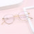 Damen elegante runde Sonnenbrille mit modischem Metallrahmen Brehn