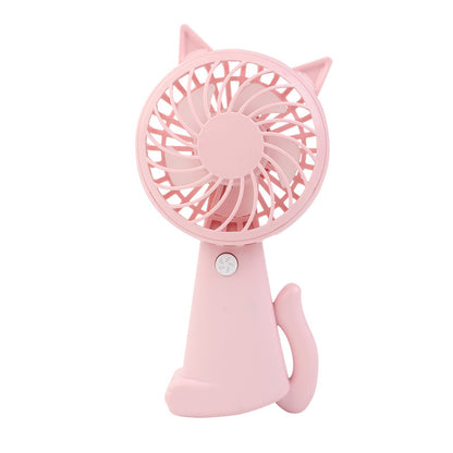 Damen Tragbarer Katzen-Design Handventilator Brehn