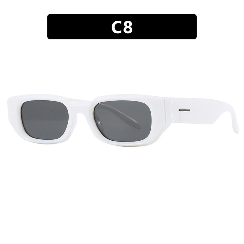 Damen modische Sonnenbrille mit innovativem, transparentem Rahmen und polarisierten Gläsern Brehn