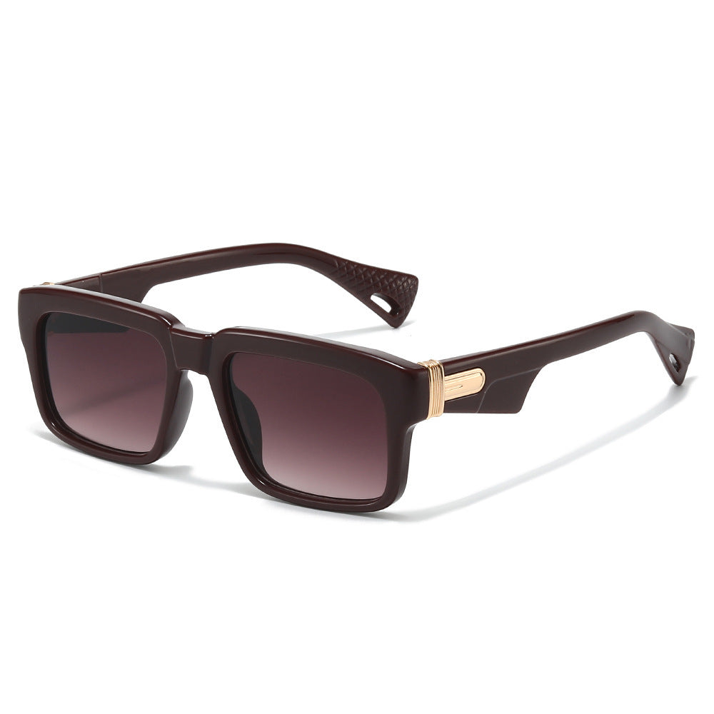 Chic Weitkrempige Quadratische Sonnenbrille Brehn