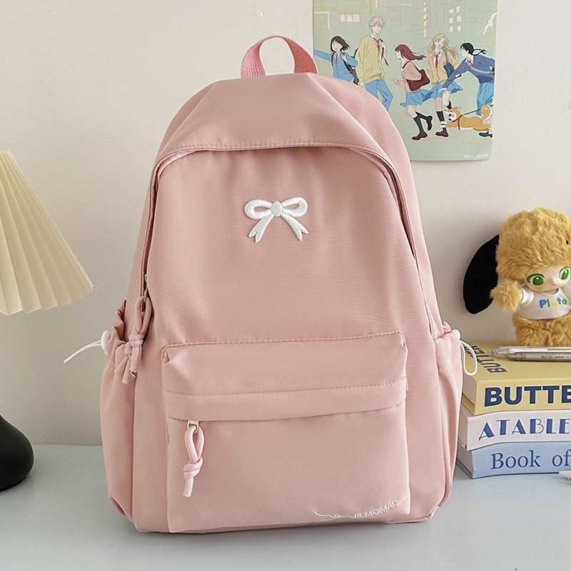 Chic Bow-Accent Rucksack Brehn