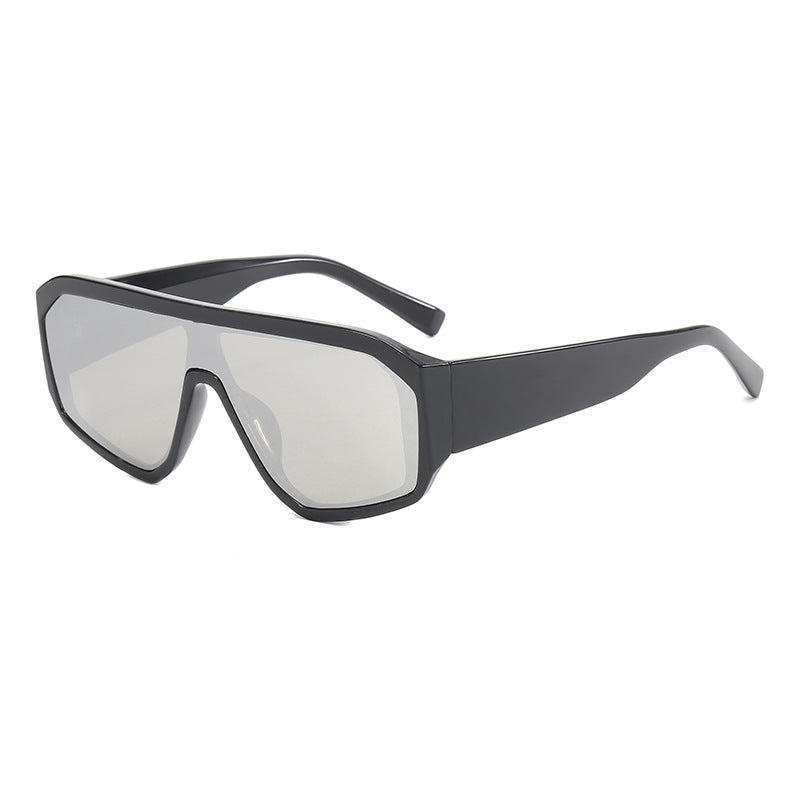 Damen Modische Oversized-Sonnenbrille im futuristischen Design Brehn