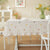 Bestickte Obstdesign Tischdecke