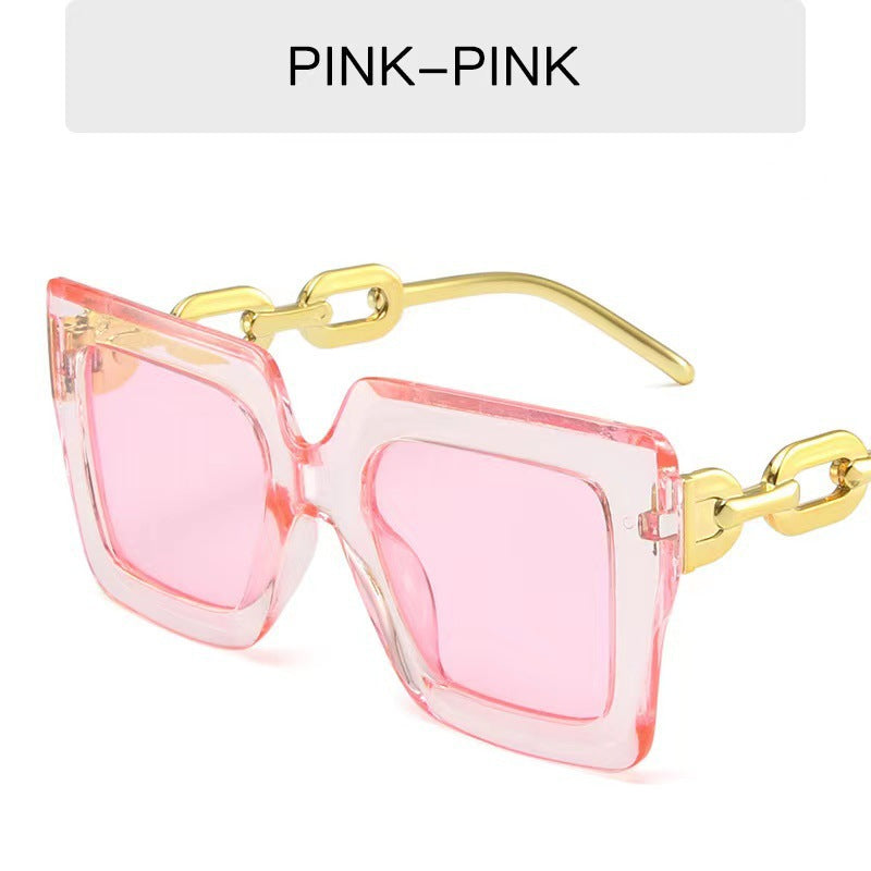 Stylische breite quadratische Sonnenbrille Brehn