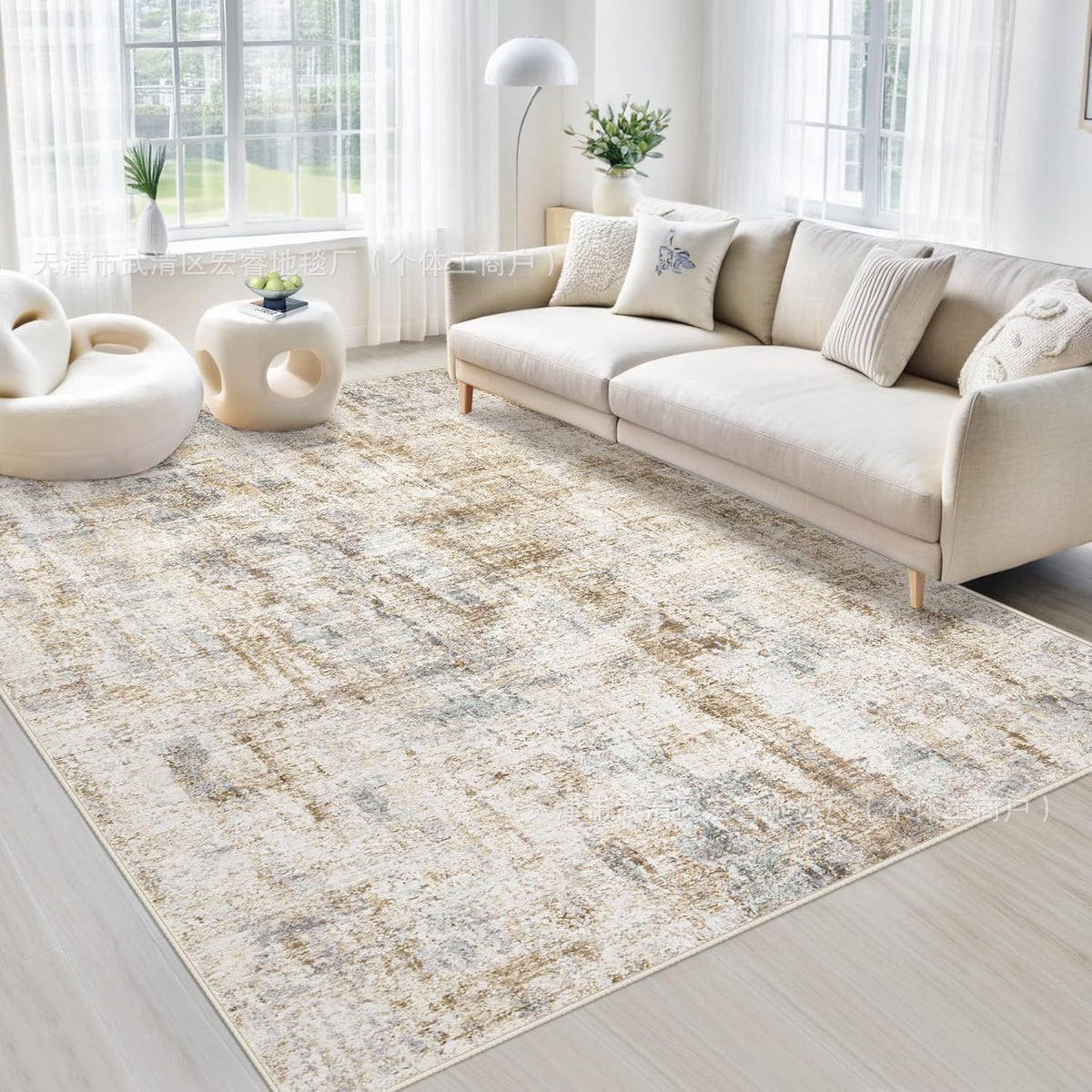 Luxuriöser Shag-Teppich