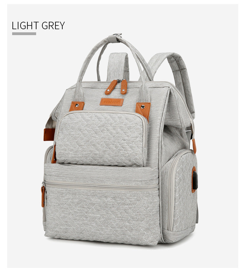 Stylische Multi-Pocket Wickeltasche Brehn