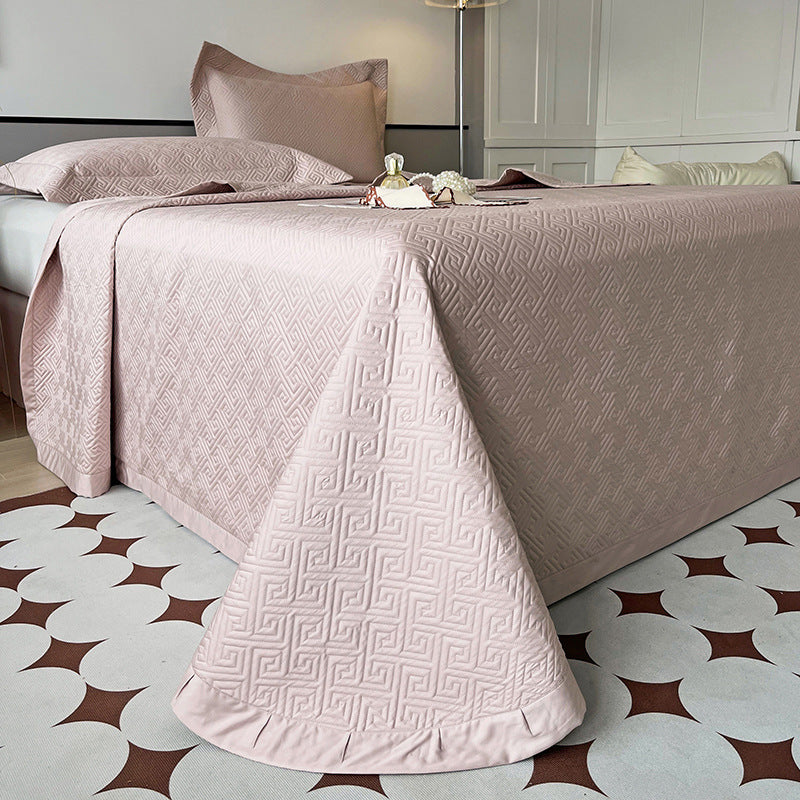 Gep quilting Wendbare Bettbezug Bettwäsche Set mit bestickten Ecken Kissenbezügen