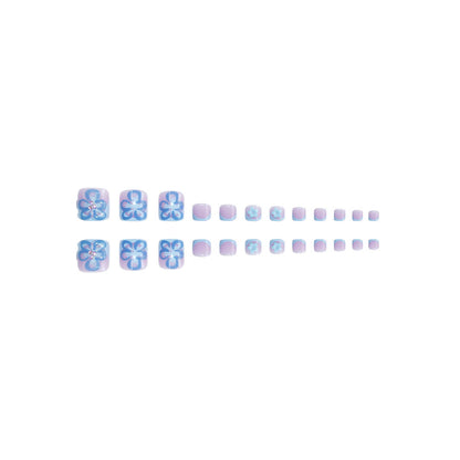 Floral 3D Press-On Nail Art Extensions Brehn