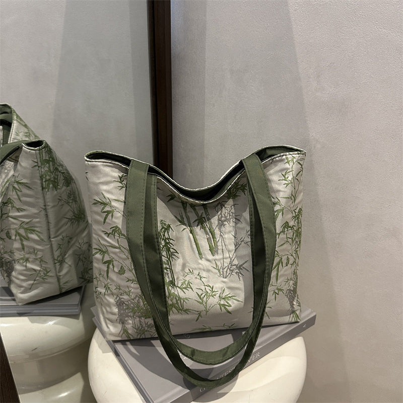 Stylische Bambusdruck-Tasche Brehn