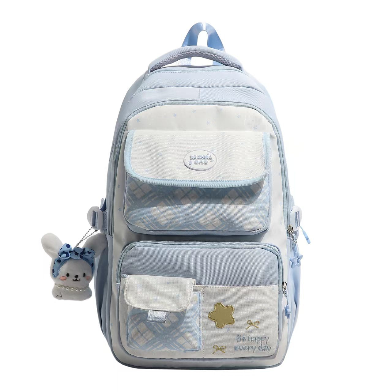 Multi-Compartt Plüsch Charakter Rucksack Brehn